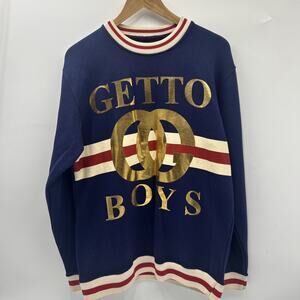 Evolution in Design Getto Boys Long Sleeve Sweatshirt Mens Size Large VERY CLEAN